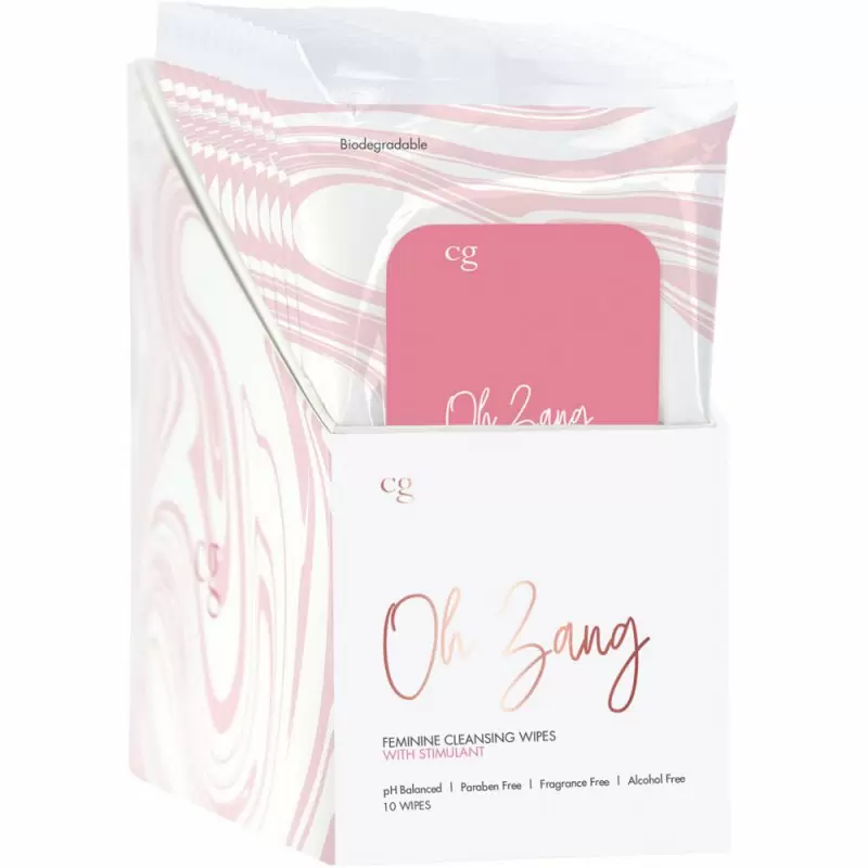 Женские очищающие салфетки со стимулятором CG OH ZANG 10 шт