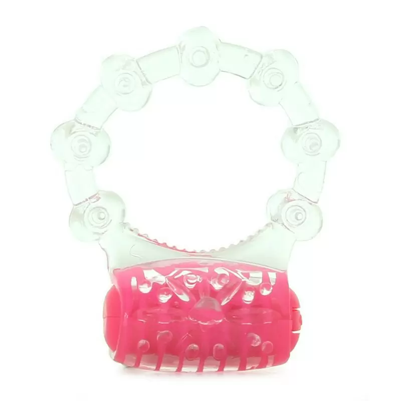 Яркое кольцо на пенис ColorPop Quickie Screaming O с вибрацией – розовый