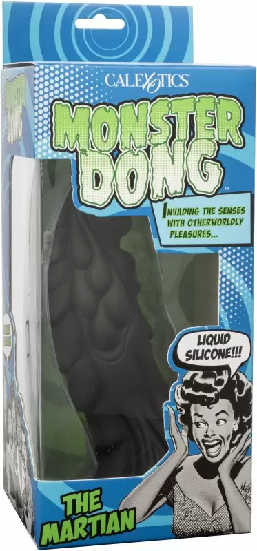 Необычный фаллоимитатор Monster Dong The Martian, 19,75 см, тентакля, силикон, черный