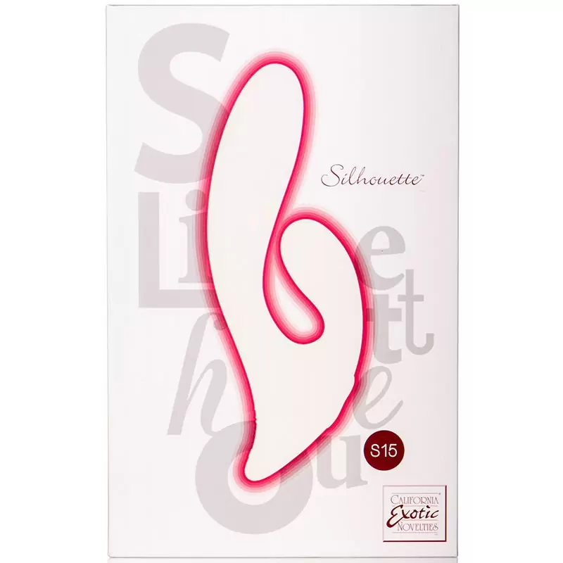 Вибромассажер со стимулятором клитора Silhouette S15 перезаряжаемый – красный