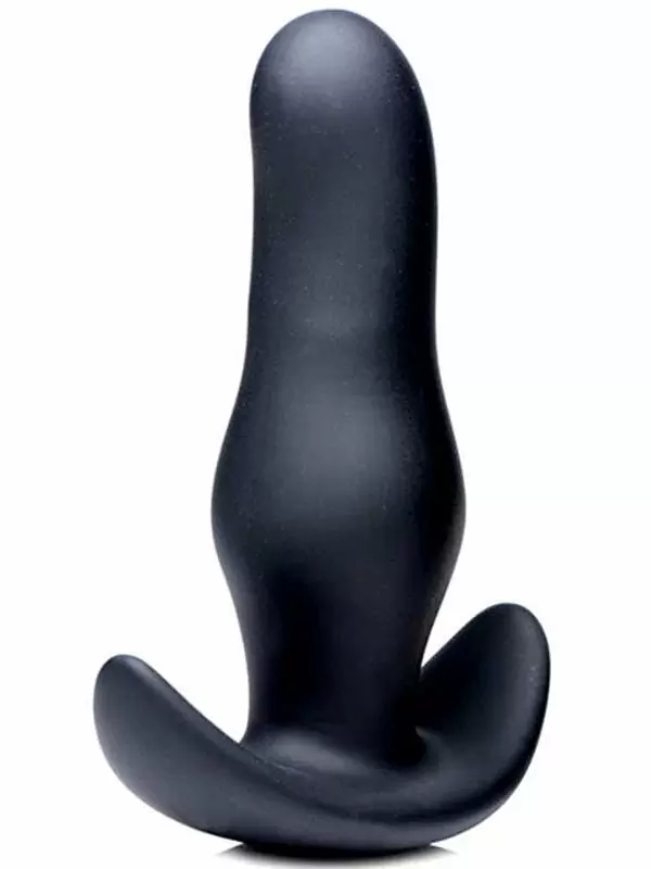 Анальная пробка Kinetic Thumping, с функцией толчков, 13,3 см, 4 режима, черный