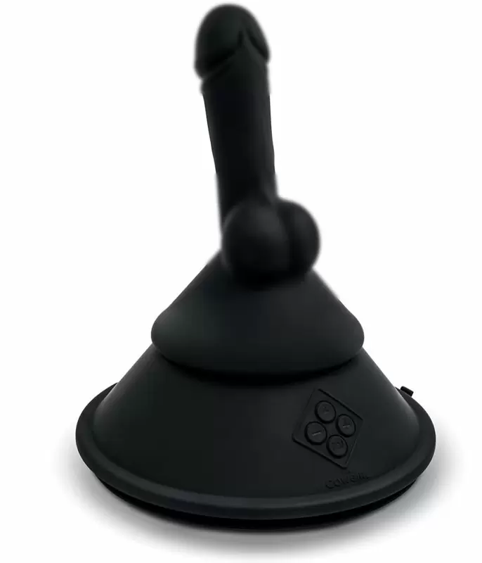 Портативная секс-машина THE COWGIRL CONE, 2 насадки, с пультом Д/У, силикон