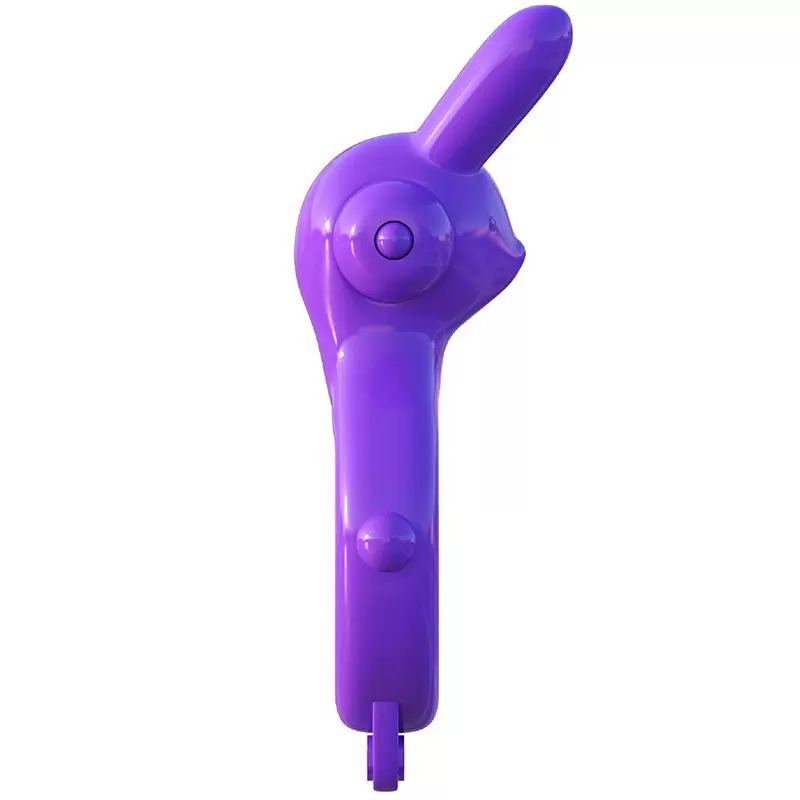 Эрекционное кольцо Ultimate Rabbit Ring с вибрацией – фиолетовый