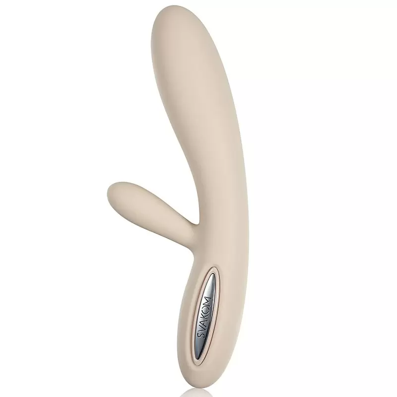 Двойной вибратор Lucas с интеллектуальным режимом, 48 часов без подзарядки – бежевый 