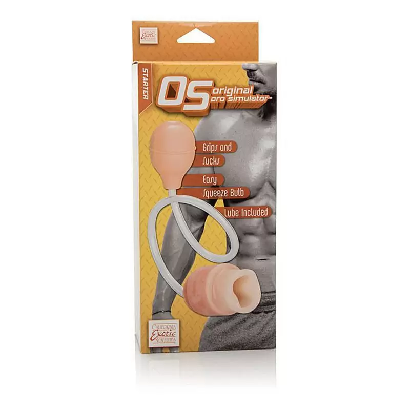 Оригинальный мастурбатор с имитацией орального секса Original Oro Simulator - телесный