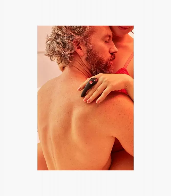 Вибратор Be.One. black battery operated massager: 5 режимов работы, АБС/силикон