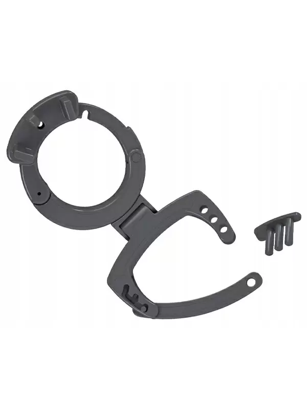 Петля для пояса верности Mystim для Pubic Enemy, с фиксацией мошонки, черная