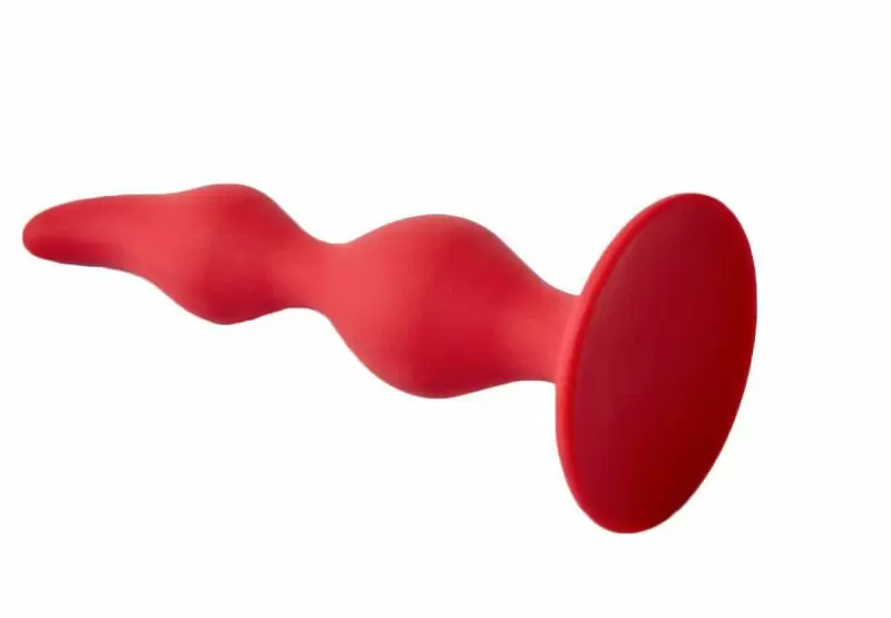 Анальная пробка Vesta бордового цвета