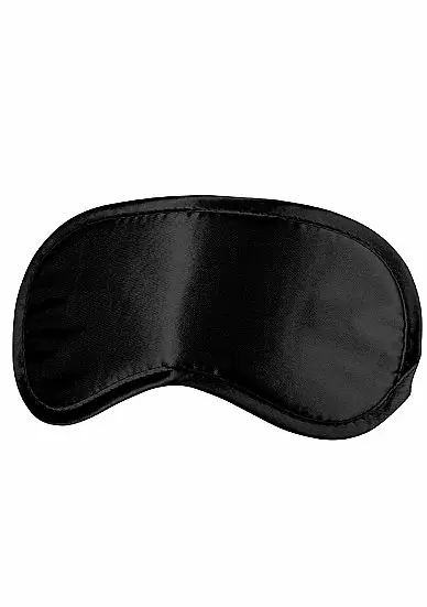 Чёрная маска на глаза Soft Eyemask, закрытого типа — комфорт и уют