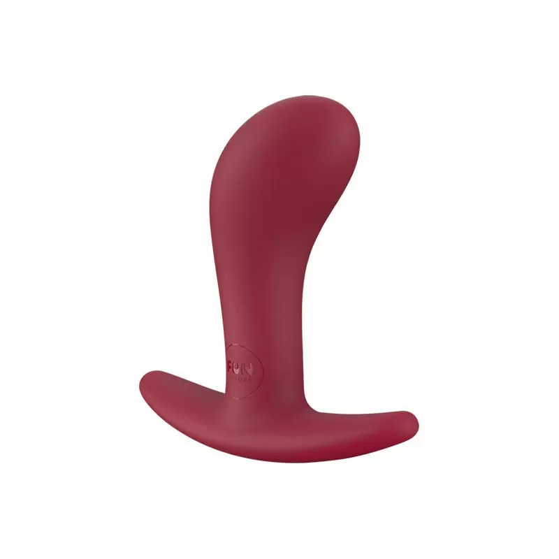 Компактная анальная пробка Fun Factory Bootie Small, 7,5 см, силикон, бордовая