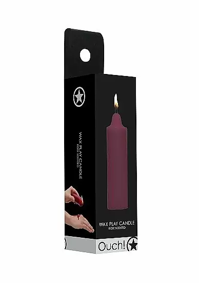 Восковая BDSM свеча Shots toys Wax Play с ароматом розы, 100 гр