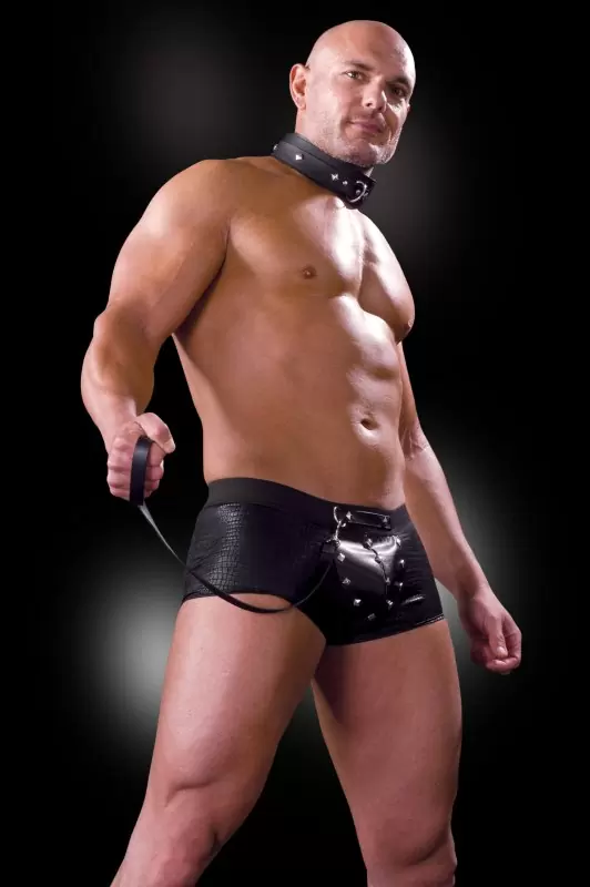 Костюм раба с ошейником и поводком Slave Set - 2XL/3XL