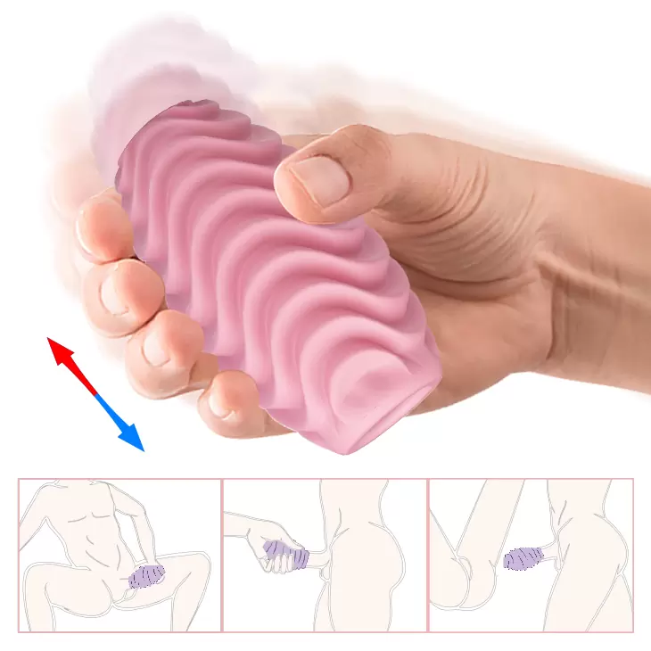 Двусторонний мини-мастурбатор Passionate, розовый