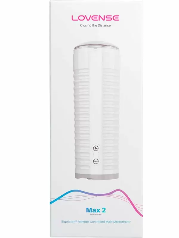 Нереалистичный мастурбатор LOVENSE MAX 2, 20 см, ТПЕ, белый