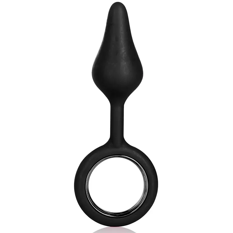 Компактная анальная пробка Booty Tickler, 9,5 см, силикон, черная