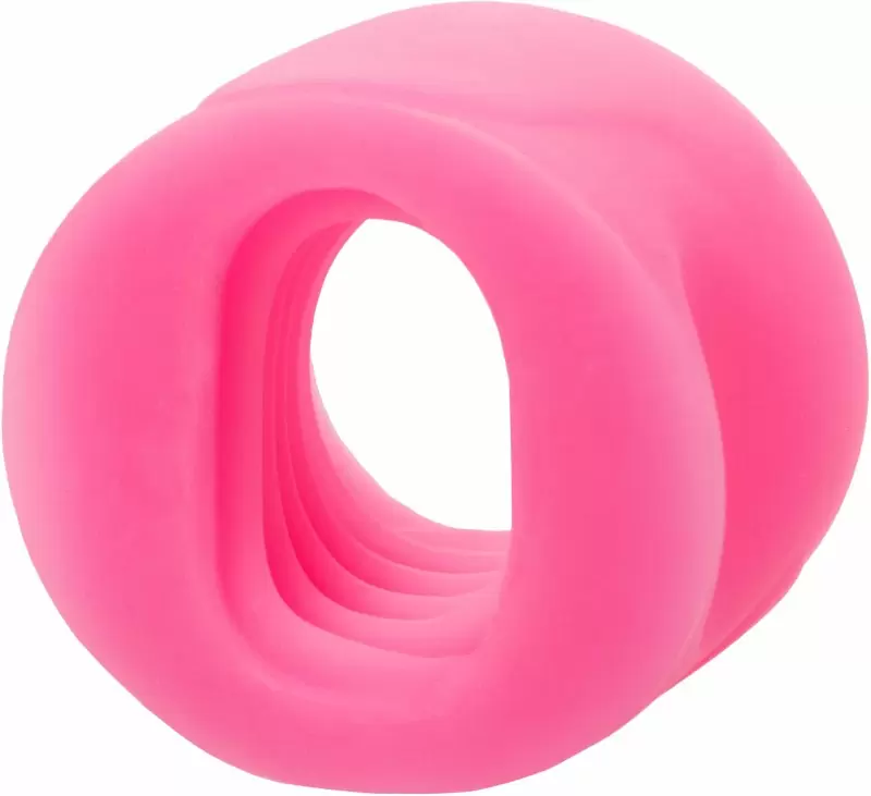 Эрекционное кольцо-бампер SLOP TOP FILTHY LUV, диаметр 3 см, силикон, светящийся, розовый