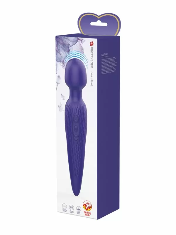 Элегантный вибратор Pretty Love, с функцией нагрева, 7 режимов, фиолетовый