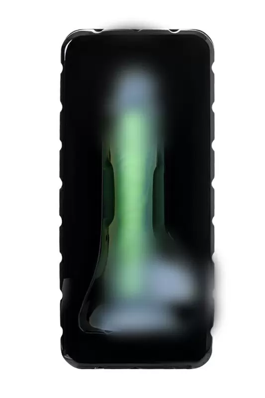 Фаллоимитатор, светящийся в темноте. Beyond By Toyfa Dick Glow. Силикон, прозрачно-зелёный, 18 см.