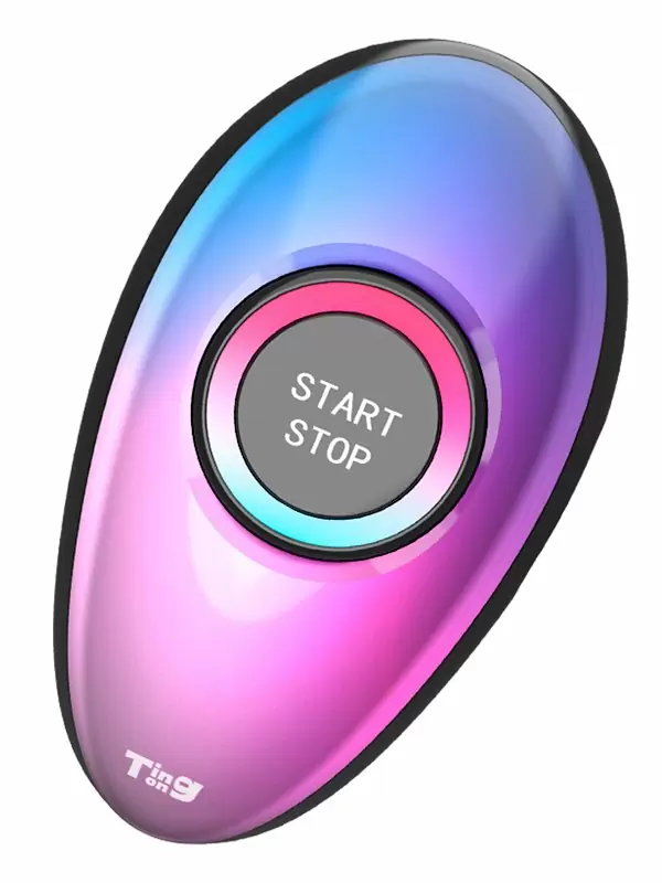 Интерактивная анальная вибропробка Tingon A1, 7 см, 12 режимов, синий