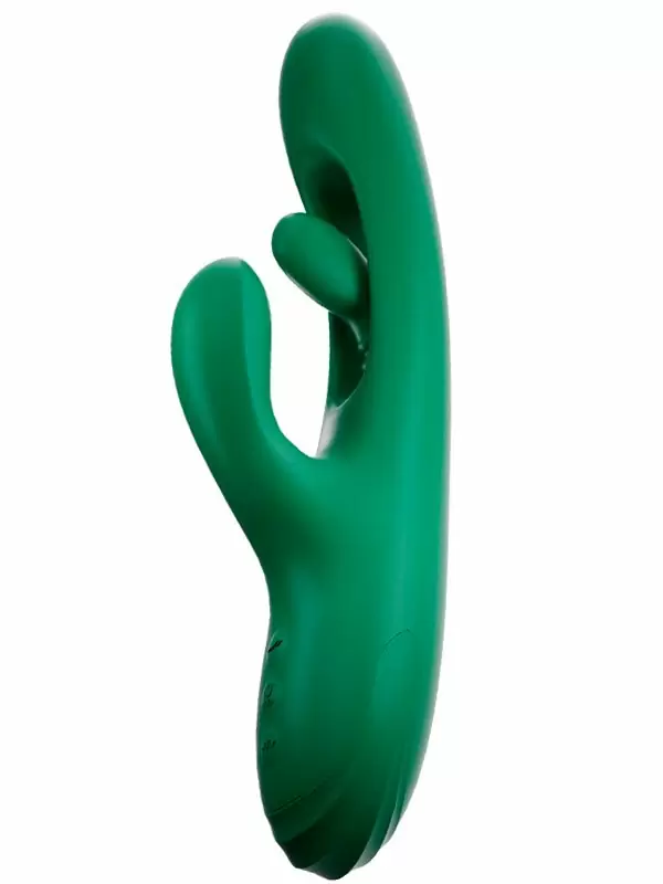 Инновационный вибратор-кролик Amovibe Zenora, 26 см, силикон, зелёный