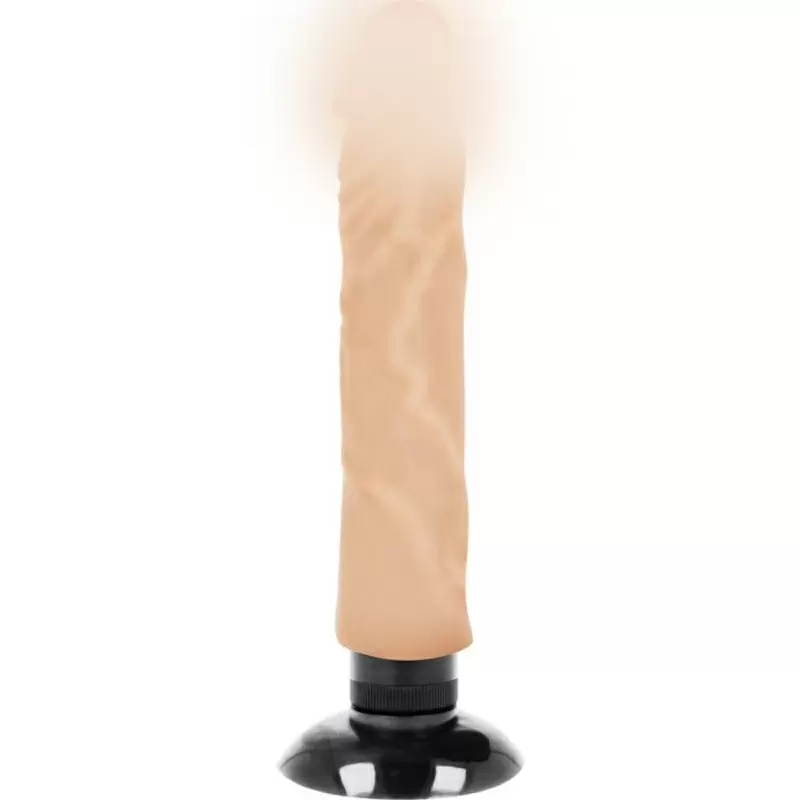 Вибромассажер BASECOCK REALISTIC VIBRATOR 2-1 FLESH 20CM