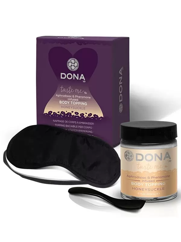 Карамель для тела Dona Taste Me Honeysuckle с феромонами – жимолость, 59 мл