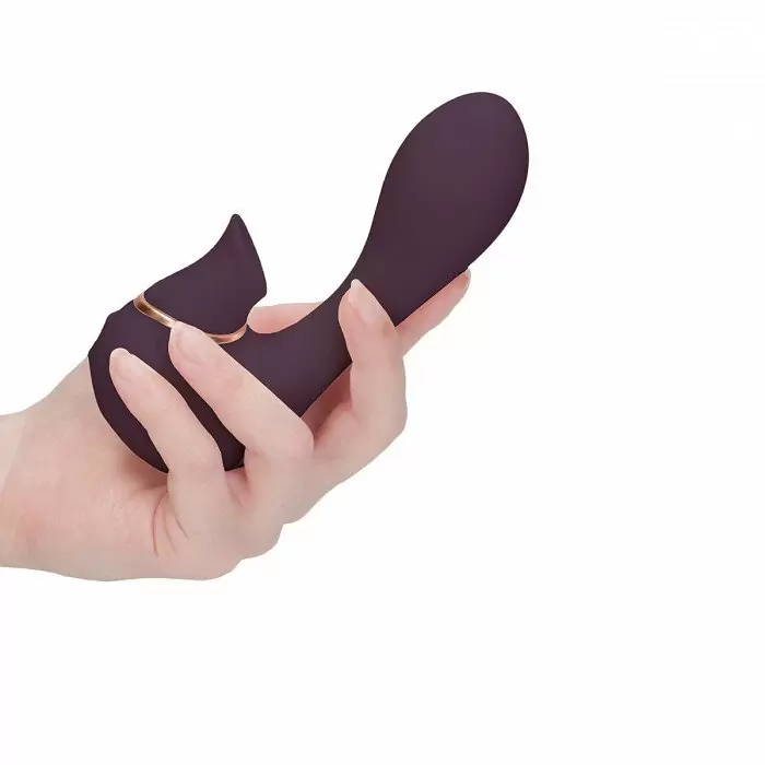 Вакуумный вибратор-кролик Irresistible Mythical Purple, 14,1 см, силикон, фиолетовый