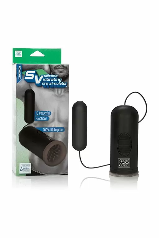 Мастурбатор Silicone Vibrating Oro Simulator™ - Black