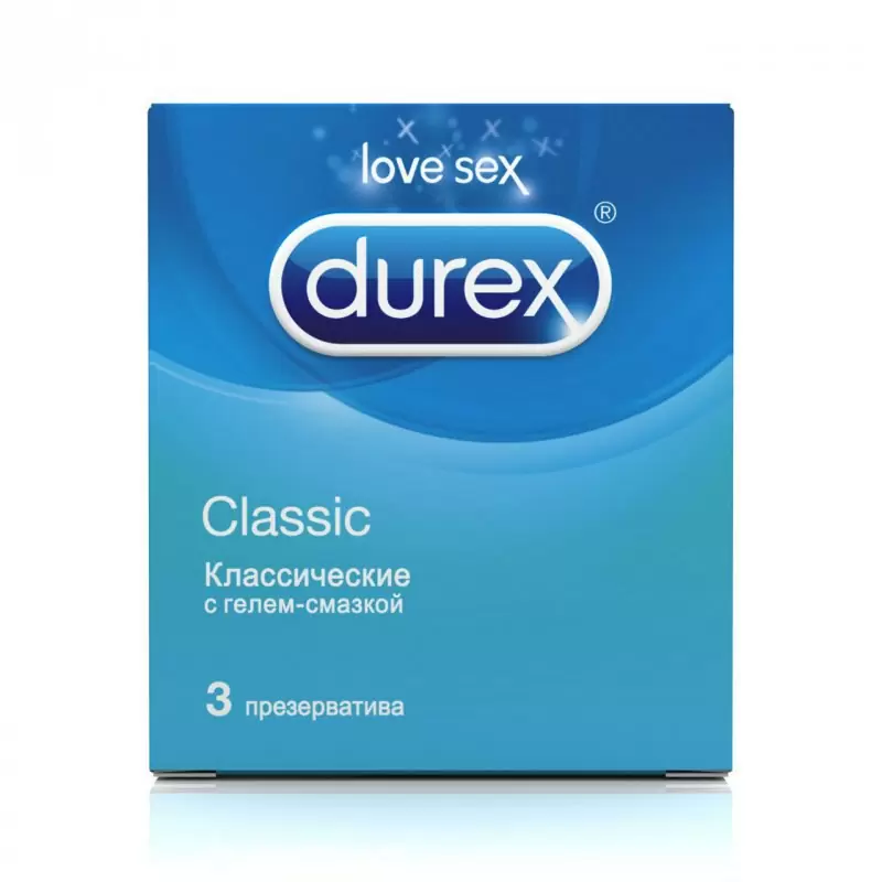 Классические презервативы Durex Classic – 3 шт