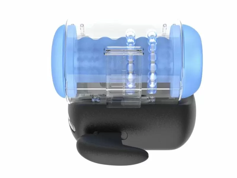 Инновационный робот-мастурбатор Black Knight Massaging Beads, Amovibe