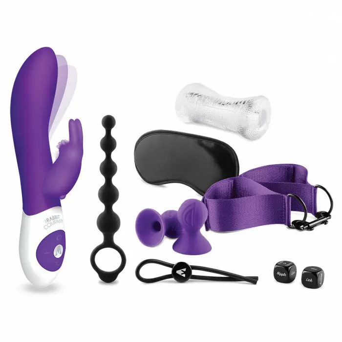 Игровой набор для пары The Rabbit Company Deluxe His & Her Bliss 11 предметов - фиолетовый 