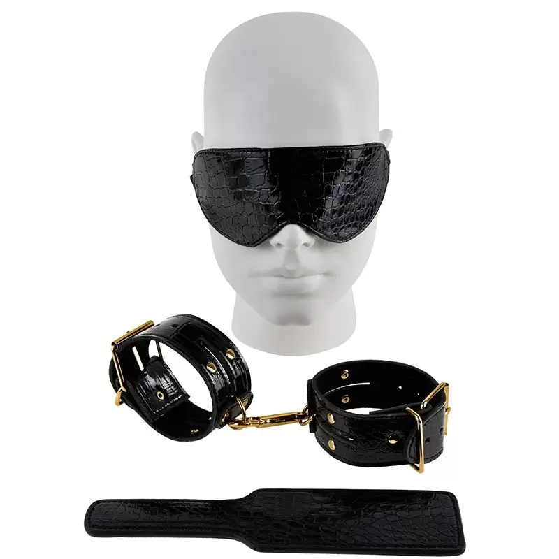 Набор для бондажа Fetish Fantasy Gold черный с золотом