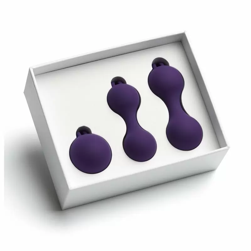 Набор вагинальных шариков So Divine Kegel training set. Фиолетовый
