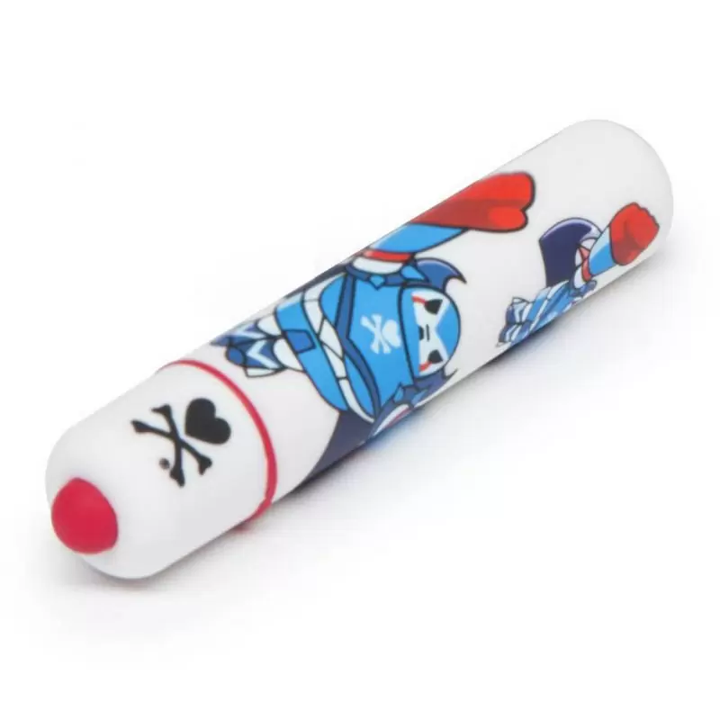 Вибропуля Tokidoki White Robot – белый