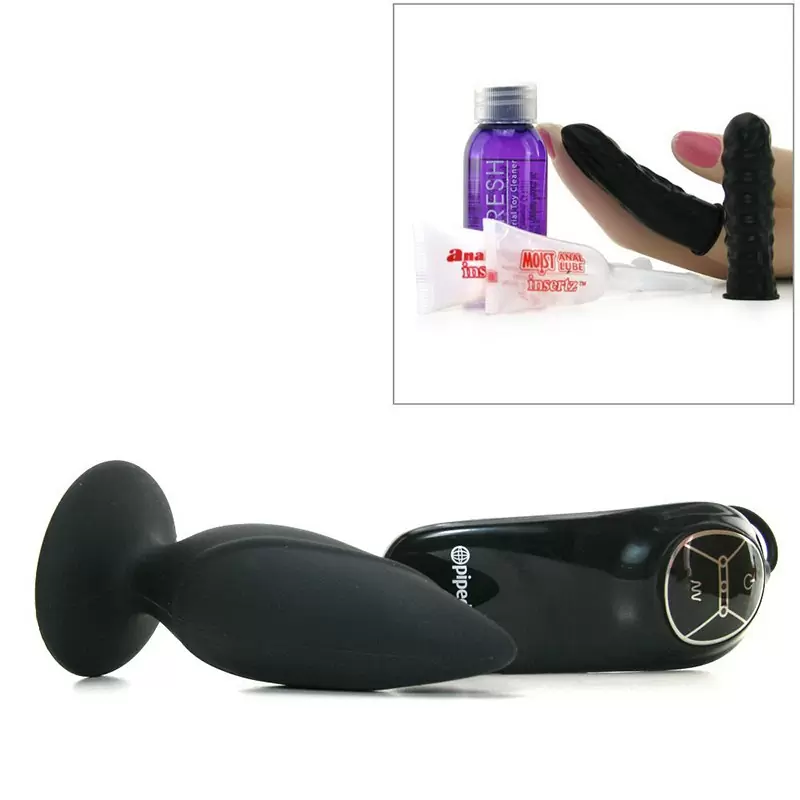 Анальная пробка Elite Vibrating Plug с пультом