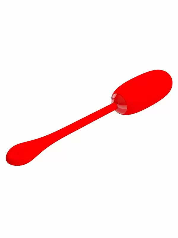 Элегантное виброяйцо Pretty Love Julius, 19,6 см, 12 режимов, силикон, красное