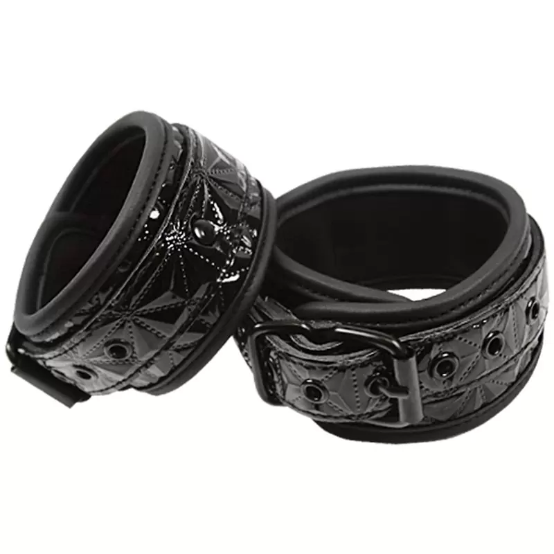 Наручники соединенные цепью Sinful Wrist Cuffs – черные
