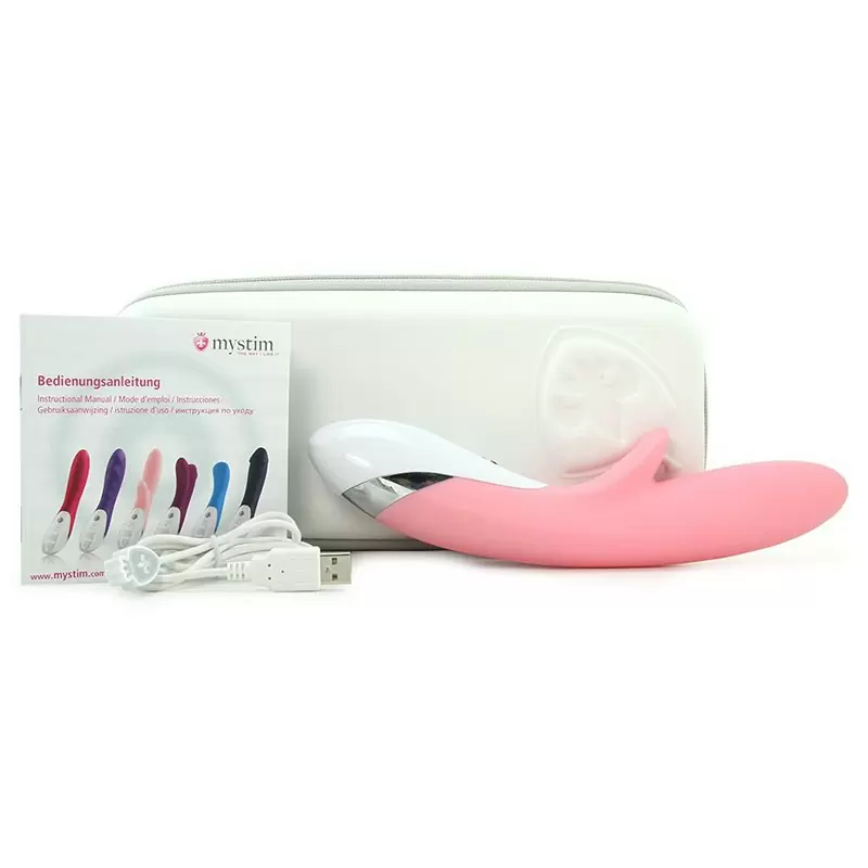 Вибромассажер Danny Divido со стимуляцией клитора – розовый