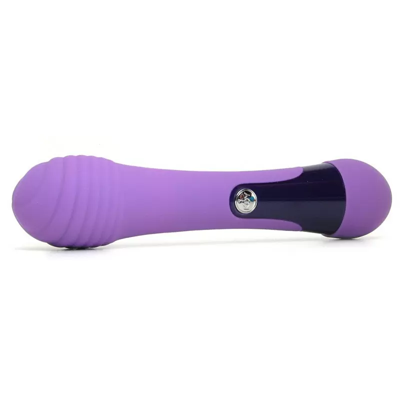 Вибромассажер рельефный Virgo – фиолетовый