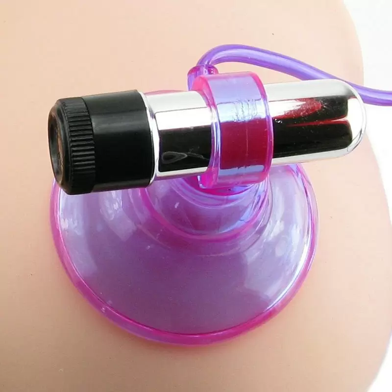 Вибро-помпы для сосков Vibrating Nipple Super Suck-hers – розовый
