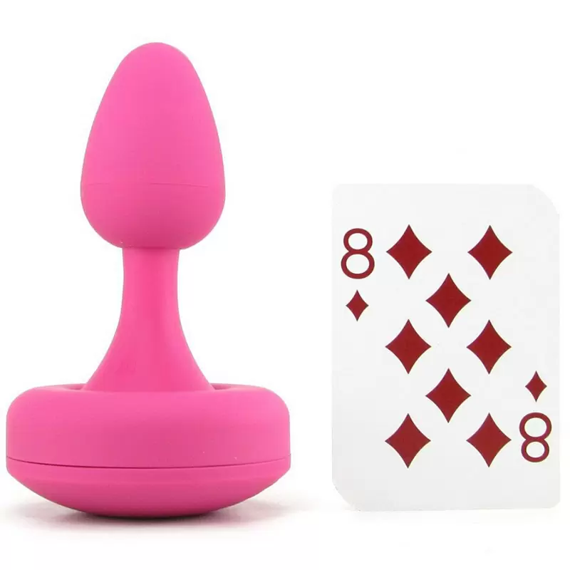 Анальная пробка Flexi Risque с вибрацией – розовый