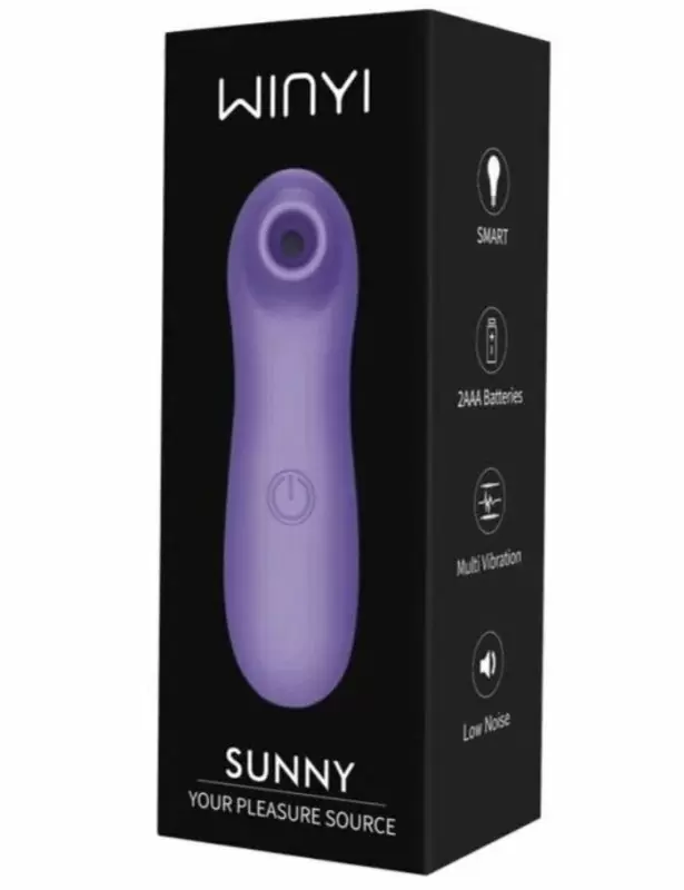 Компактный стимулятор клитора Winyi Sunny, 10 режимов, фиолетовый