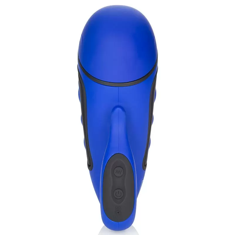 Мастурбатор вагина Alpha Stroker 2 с вибрацией – голубой	