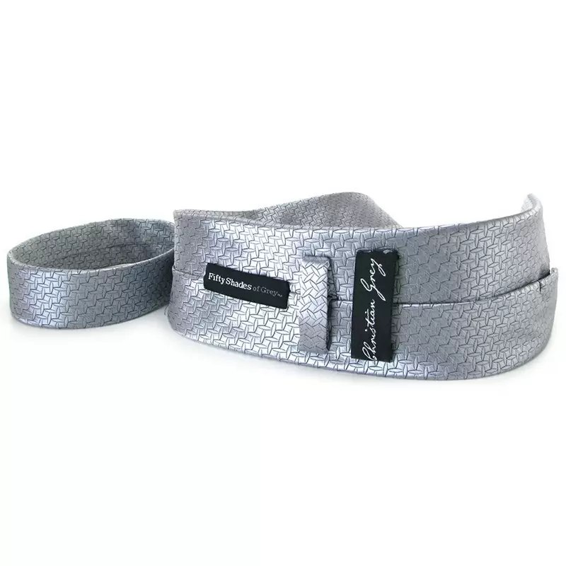Фиксация Christian Grey’s Silver Tie в виде галстука – серебристая
