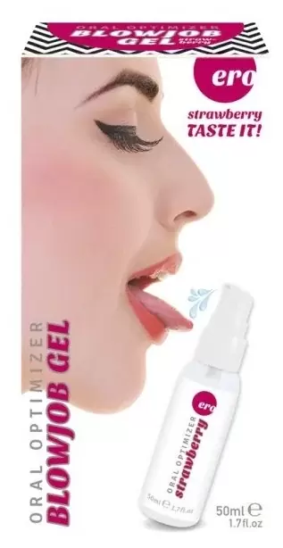 Оральный лубрикант со вкусом клубники Ero Oral Optimizer Strawberry, 50 мл.