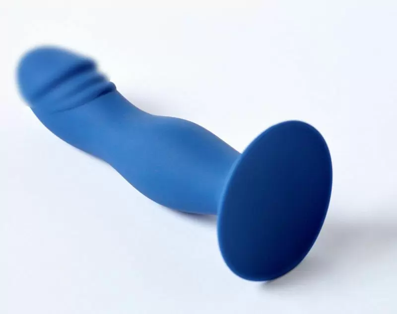 Анальная пробка Hercules из силикона, цвет синий