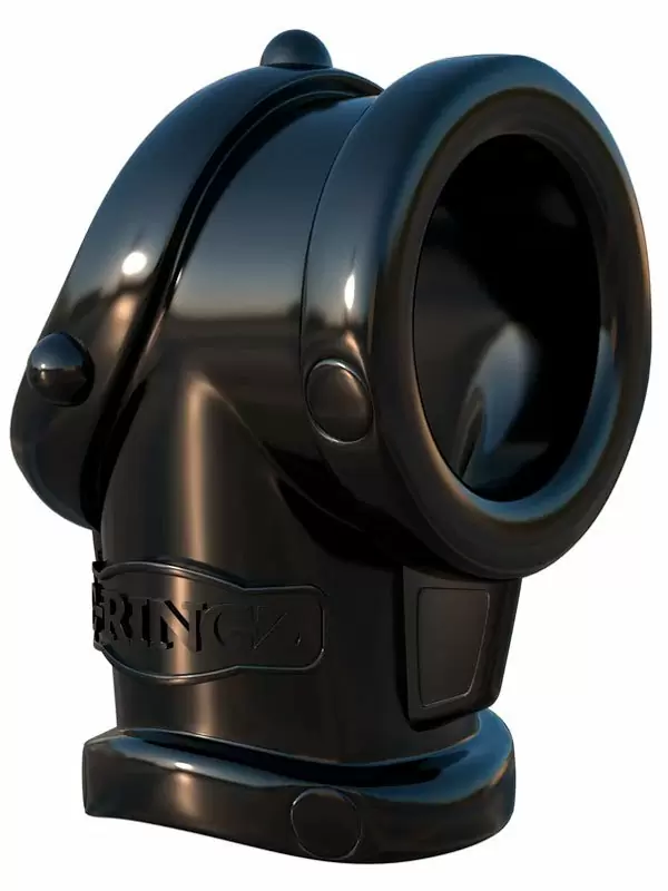 Эрекционное кольцо Pipedream Cock Pipe With Ball-Stretcher, с растяжителем мошонки, ТПР, 3,3 см