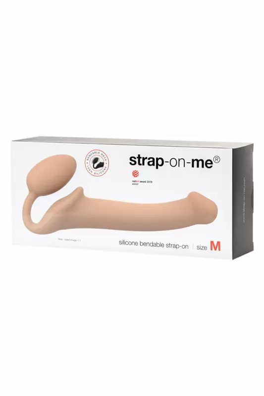 Страпон на присоске Strap-on-me. 24,5 см. Телесный