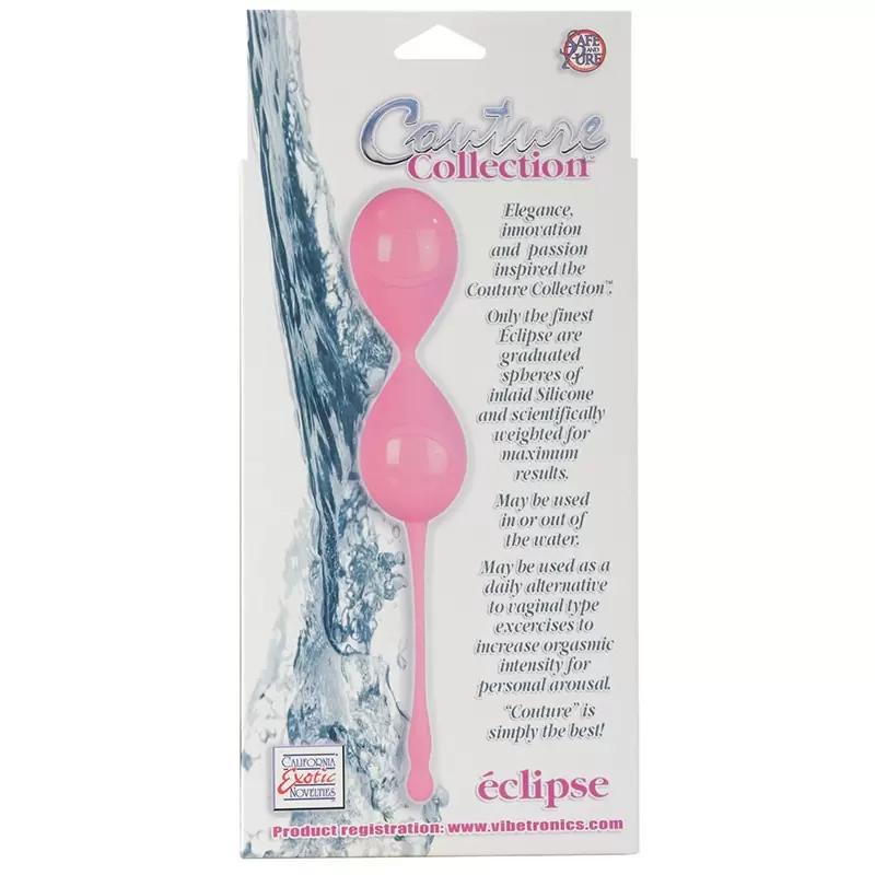 Вагинальные шарики Couture Collection Eclipses – розовые 