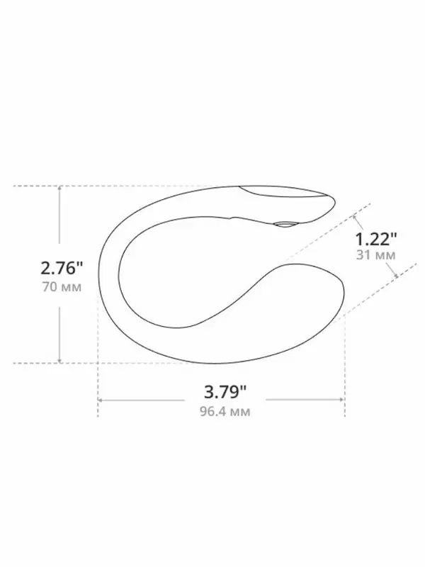 Интерактивное виброяйцо Lovense Lush Mini, управление со смартфона, с LED-подсветкой, силикон